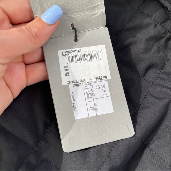 NWT Balenciaga Black Reflective Stripe Padded Lining Parka - Picture 7 of 14